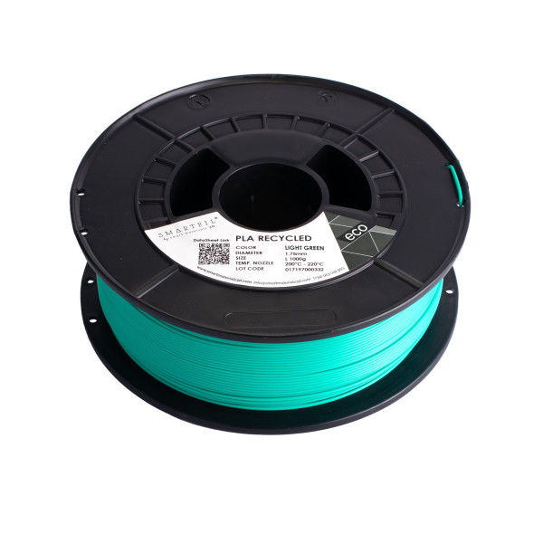 Smart Materials 3D PLA RECYCLED 1.75mm AÇIK YEŞİL 1000g Filament | 3D Grande