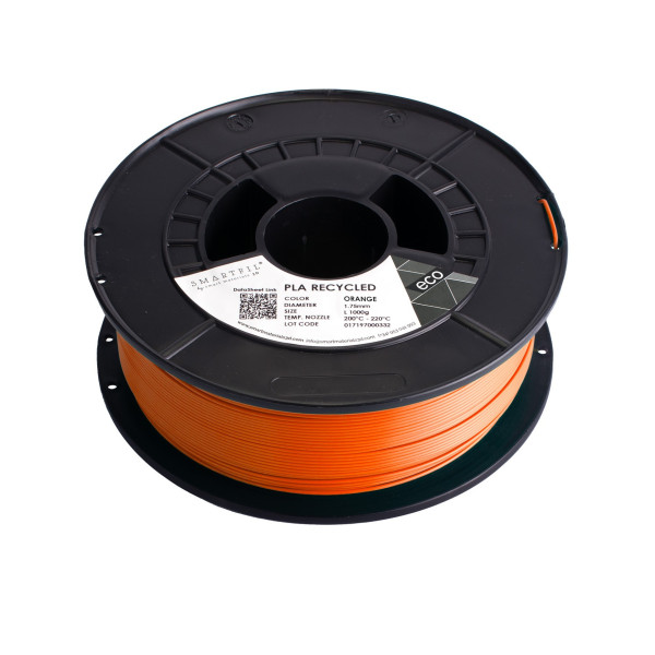 PLA RECYCLED, 1.75mm, ORANGE, 1000g | 3D Grande
