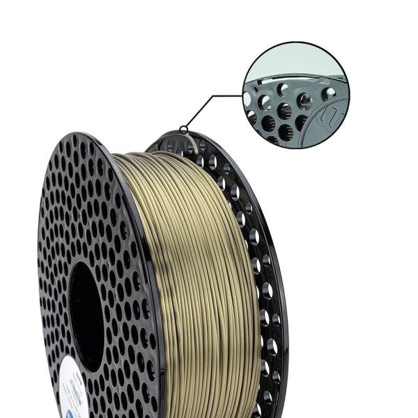 AZUREFILM PLA Silk filament Olive Gold 1.75mm 1000g | 3D Grande