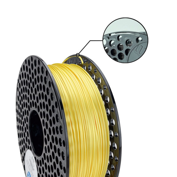 AZUREFILM PLA Silk filament Yellow 1.75mm 1000g | 3D Grande
