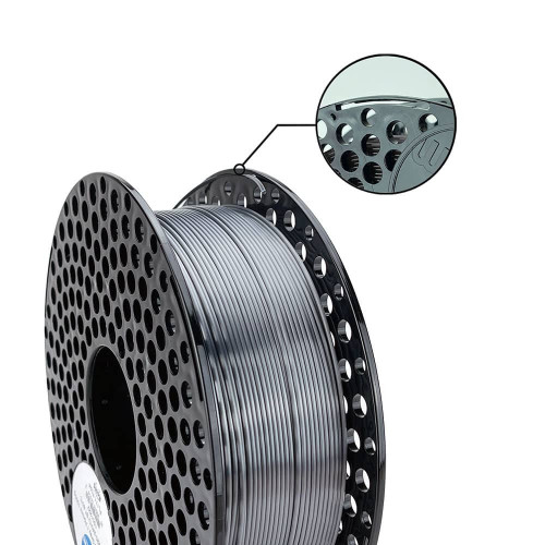 AZUREFILM PLA Silk filament Graphite Grey 1.75mm 1000g | 3D Grande