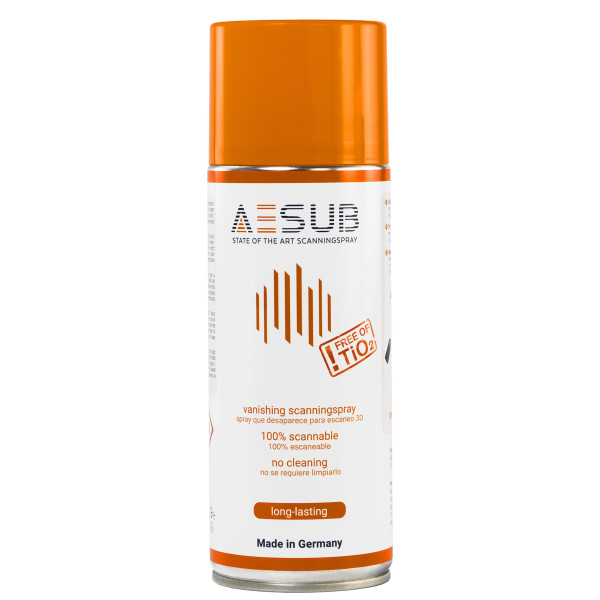 AESUB Orange 3D Scanning Spray 400 ml