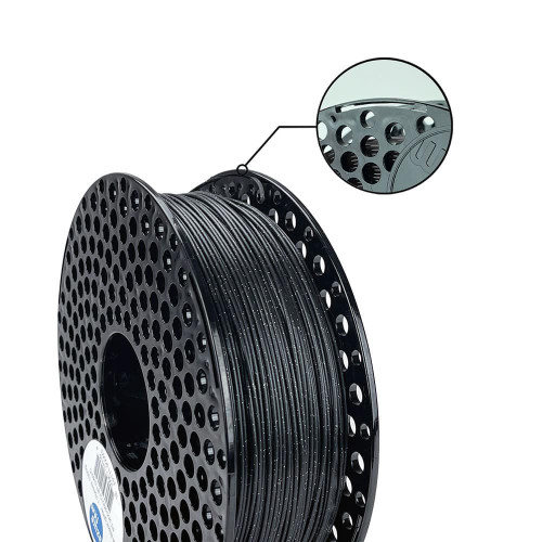 AZUREFILM PLA Glitter filament Black 1.75mm 1000g | 3D Grande
