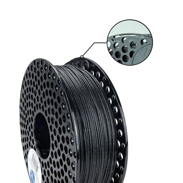 AZUREFILM PLA Glitter filament Black 1.75mm 1000g | 3D Grande
