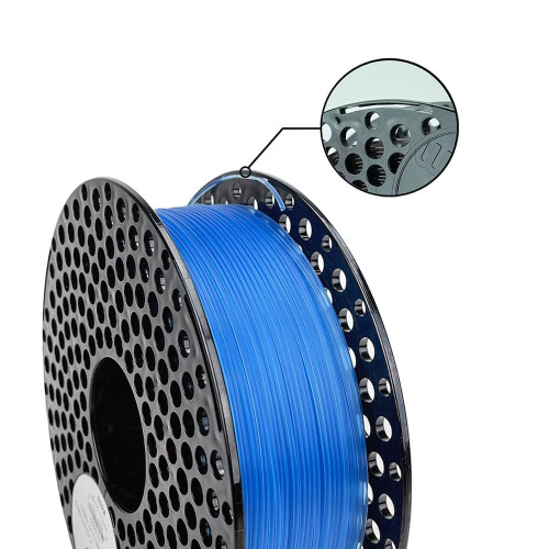 AZUREFILM PLA Transparent filament Blue 1.75mm 1000g | 3D Grande