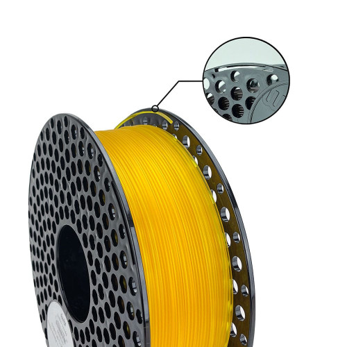 AZUREFILM PLA Transparent filament Yellow 1.75mm 1000g | 3D Grande